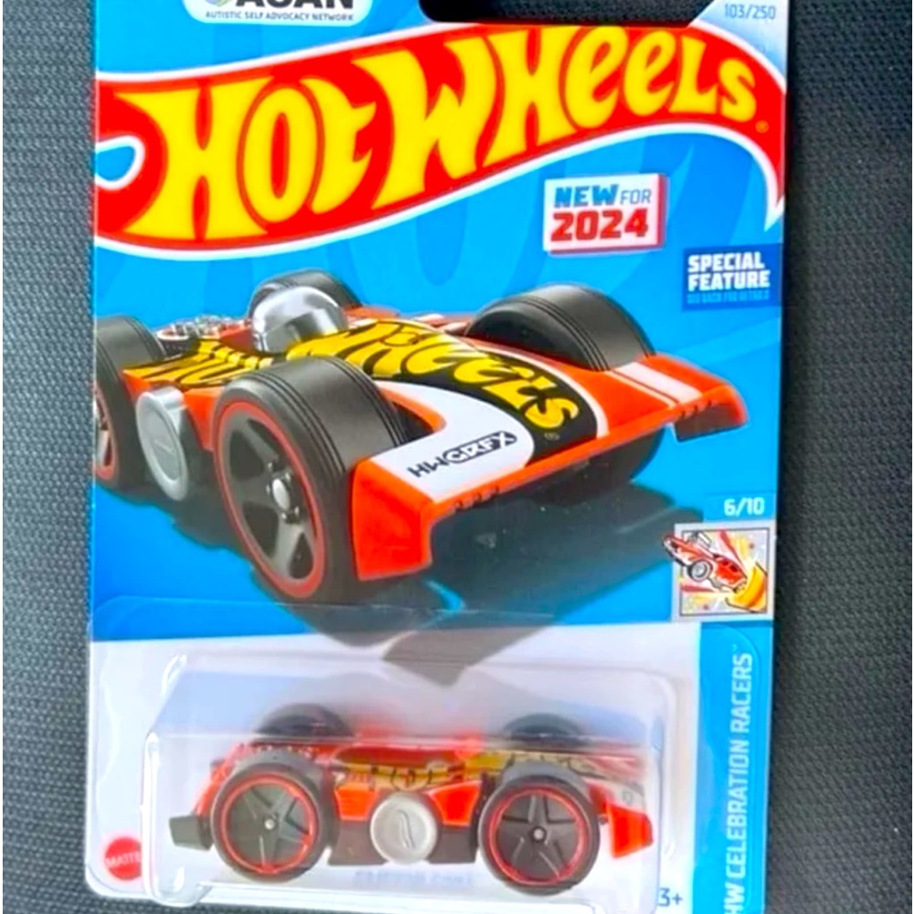 2024 Asan (Autism Design) Hot Wheels Flippin Fast-NIB